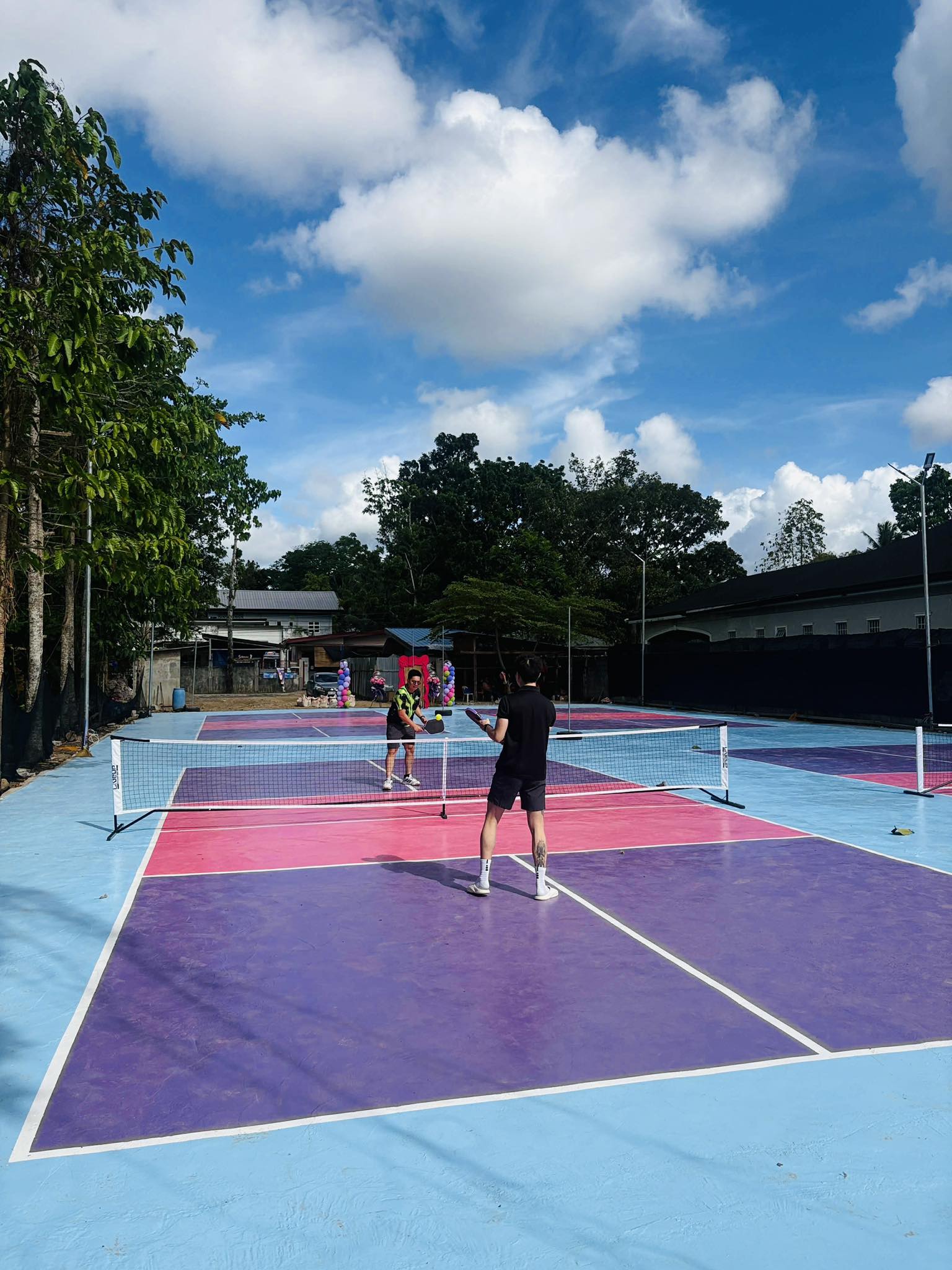 Picklebyte Sports Center outdoor acrylic pickleball courts, Sta. Filomena, Dipolog City